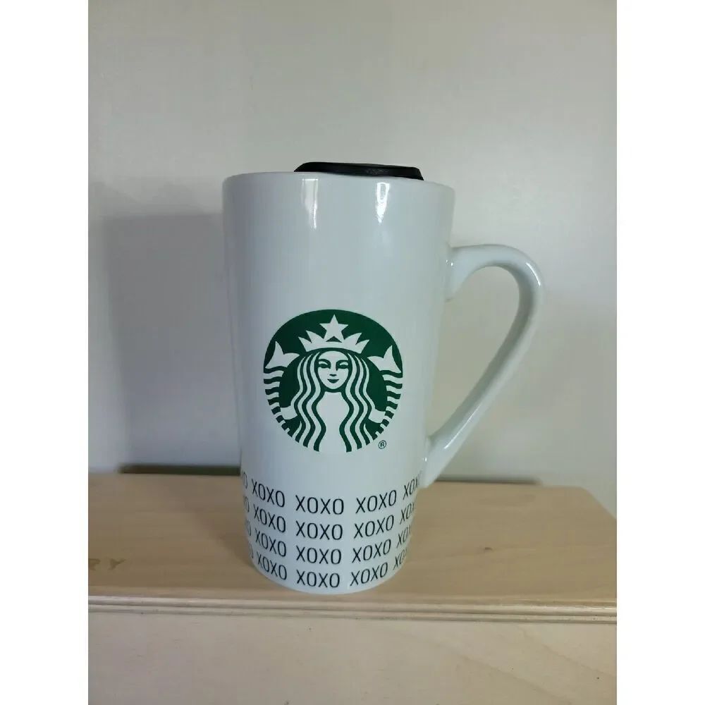 Starbucks Coffee Mug Hugs and Kisses 14 oz.